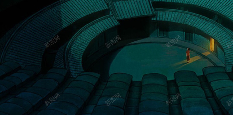 夜空下的土楼海报背景jpg设计背景_新图网 https://ixintu.com 喜庆 圆形建筑 圆形房子 圆楼 土楼 夜空 少数民族 星空 月亮 海报背景 背景 背景素材