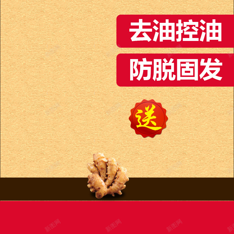 防脱发洗发露PSD分层主图jpg设计背景_新图网 https://ixintu.com 生姜 防脱 洗发露 洗发水 头发 秀发 护发素 主图 直通车