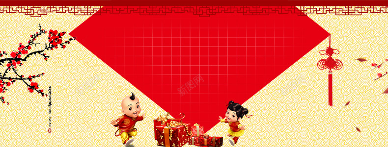 春季促销详情psd设计背景_新图网 https://ixintu.com 对联 鞭炮 腊梅 新年 元旦 年货 详情页海报 中国风