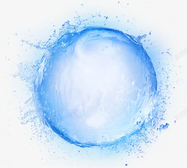 蓝色气泡水泡效果免抠PNG图片png免抠素材_新图网 https://ixintu.com 蓝色 气泡 水泡 效果 水