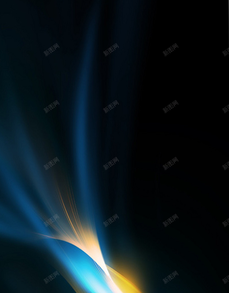 渐变光束H5背景素材jpg设计背景_新图网 https://ixintu.com 光束 线条 蓝色 黄色 黑色 扁平 渐变 几何