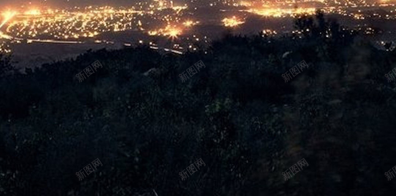 蓝色城市夜景H5背景素材jpg设计背景_新图网 https://ixintu.com H5背景 华灯初上 城市 城市夜景 城市背景 夜景 月亮 月光 灯光 素材 繁华 蓝色 风景