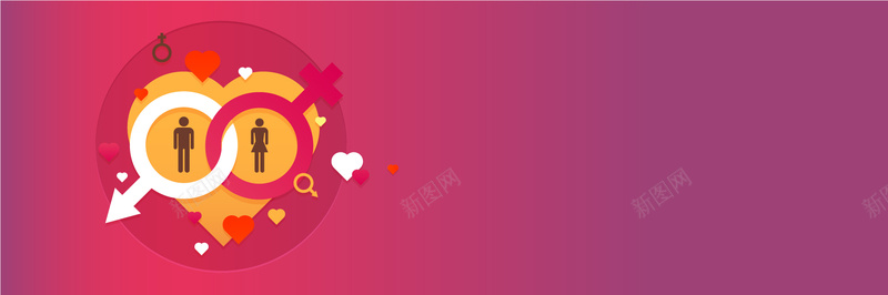 男女符号jpg设计背景_新图网 https://ixintu.com 红色 男女符号 男人 女人 钥匙 淘宝 天猫 店招 横幅 条幅 背景 banner 海报banner