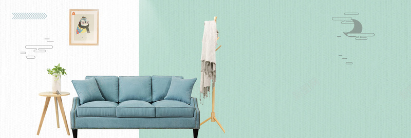 浅蓝简约现代日式家居家具家装嘉年华psd设计背景_新图网 https://ixintu.com banner 家具 家装嘉年华 日式家居 浅蓝 海报 淘宝 现代 电商 简洁物品 简约