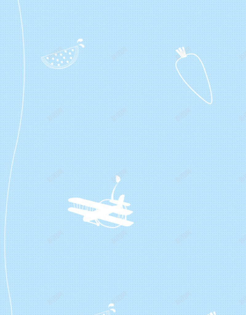 卡通蓝色背景H5背景素材jpg设计背景_新图网 https://ixintu.com 儿童素材 儿童背景 蓝色背景 小清新 卡通 线条素材 飞机 H5背景素材