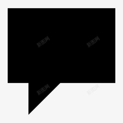 话题气泡图标png_新图网 https://ixintu.com