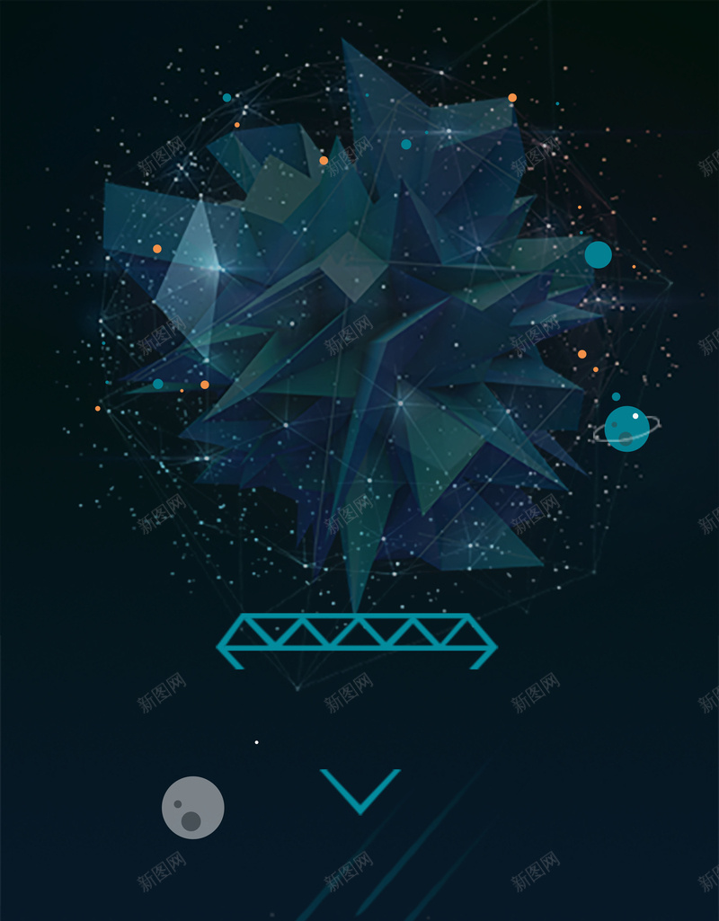 几何线条科技科幻绚丽psd设计背景_新图网 https://ixintu.com 几何线条 科技 科幻 绚丽
