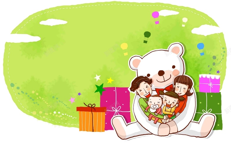 韩式清新幸福家庭一家人团聚大熊海报背景eps设计背景_新图网 https://ixintu.com 幸福家庭 一家人 清新 购物 韩式 搬家 海报 背景 卡通 手绘 矢量 幸福一家人
