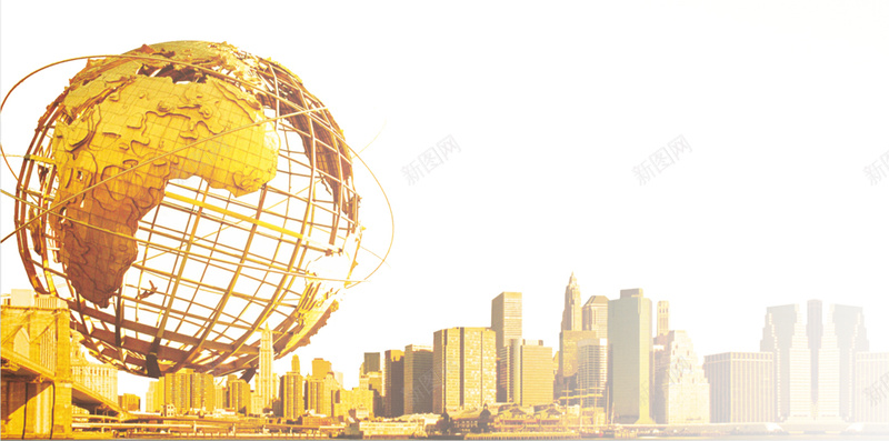 淡雅城市H5分层背景psd设计背景_新图网 https://ixintu.com 地球 城市 大气 建筑 淡雅 H5 分层 背景 云朵