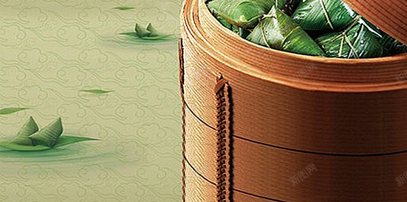 2017端午节包粽子背景jpg设计背景_新图网 https://ixintu.com 2017 包粽子 清新 绿色 简约 端午节 H5 背景 温暖