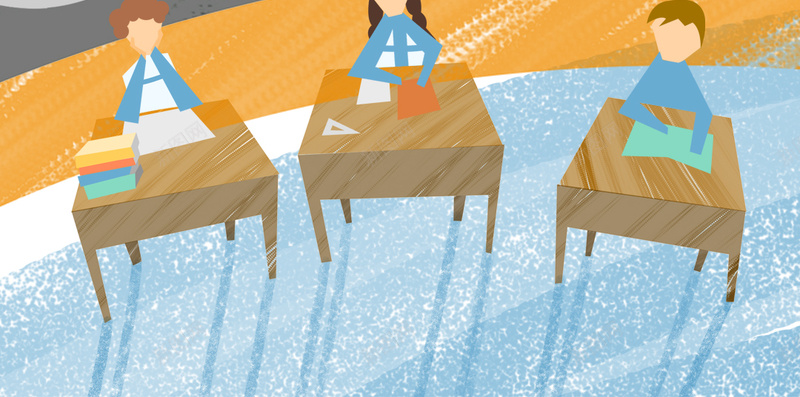 正在上课的学生西主题背景psd设计背景_新图网 https://ixintu.com 课桌 学生 灯 光线 黑板 公式 上学 纸张