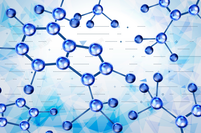 科技分子粒子背景矢量素材jpg设计背景_新图网 https://ixintu.com 科技感 科技风 分子 科技 蓝色 生物信息图表开心 高科技 科幻 商务