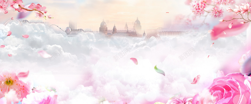 浪漫梦幻粉色海报背景psd设计背景_新图网 https://ixintu.com 女王节 女生节 女神节 大气 海报 背景 简约 浪漫 梦幻 激情 狂欢 天猫 淘宝 粉红色