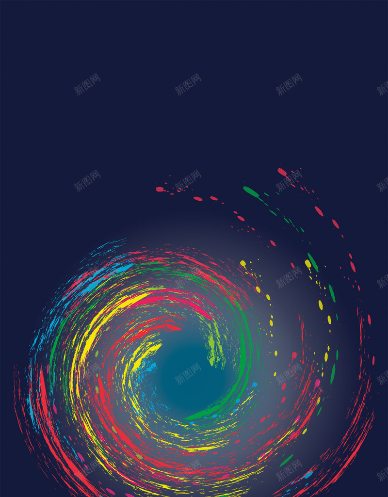 黑底水彩节日聚会炫酷水彩画psd设计背景_新图网 https://ixintu.com 水彩 炫酷 聚会 节日 黑底 水彩画 欢乐 大气