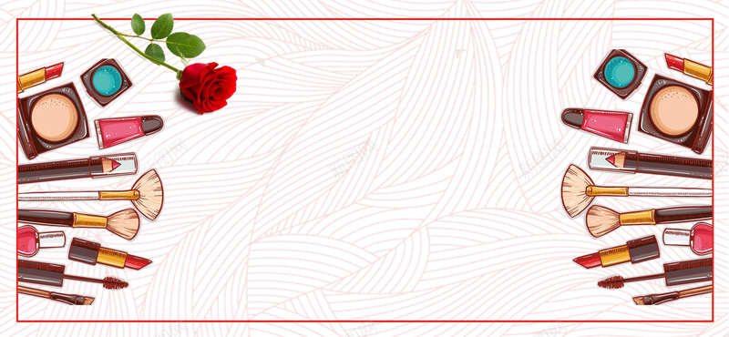美妆教程手绘几何粉色bannerpsd设计背景_新图网 https://ixintu.com 夏日化妆 夏日防晒 防晒海报 文艺 美妆 小清新 简约 化妆品 电商 素材 广告 设计 背景