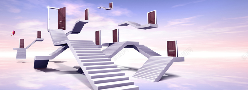 场景背景图jpg设计背景_新图网 https://ixintu.com 场景 虚拟 粉色 楼梯 海报banner 摄影 风景