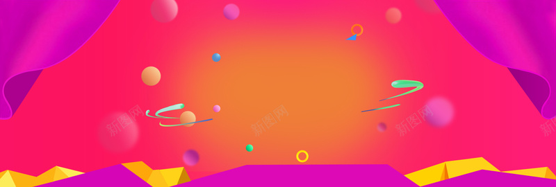 紫色扁平漂浮背景素材psd设计背景_新图网 https://ixintu.com 几何 扁平 漂浮 紫色 菱形 背景 渐变