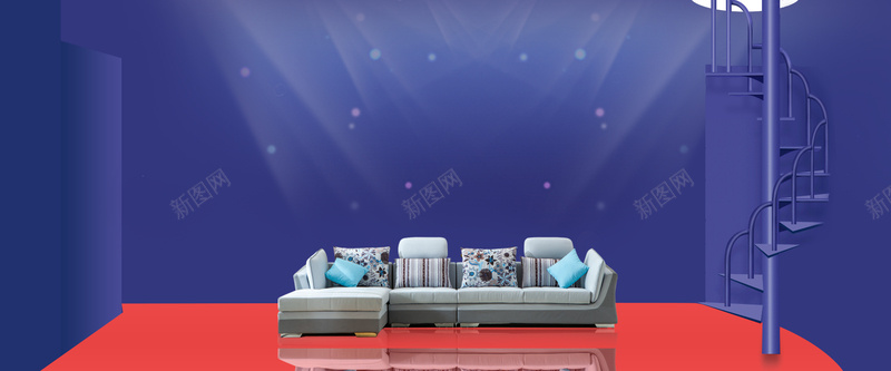 618家装建材大促销灯光紫色背景jpg设计背景_新图网 https://ixintu.com 年中大促 618 促销 活动 电商 淘宝 京东 几何 电商促销海报 设计 背景 广告 多边形
