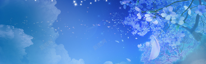 唯美蓝色海报背景bannerjpg设计背景_新图网 https://ixintu.com 木板 唯美 清新 背景 叶子 绿叶 简约 大气 婚礼 海报banner 其他