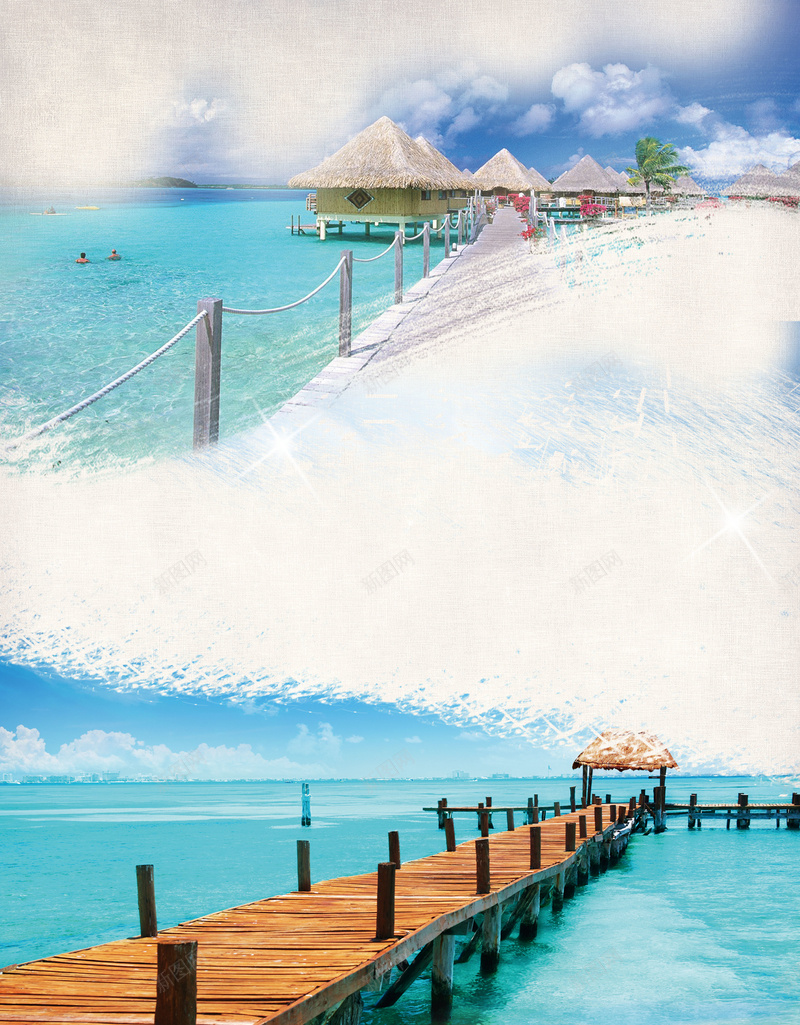 蓝色浪漫唯美旅游海报背景素材psd设计背景_新图网 https://ixintu.com 蓝色 浪漫 时尚 唯美 马尔代夫 旅行 旅游海报 景点宣传 旅行社海报 海报背景