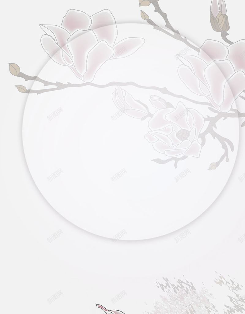 素雅中国风山水背景jpg设计背景_新图网 https://ixintu.com 简约 素雅 白色 水墨 古典 促销 中国风
