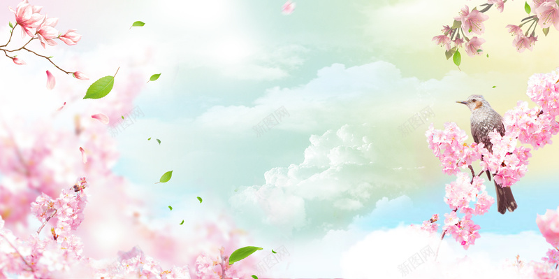 醉美春天海报背景素材jpg设计背景_新图网 https://ixintu.com 促销 大气 春天 粉红 花卉 醉美春天海报 桃花 唯美 小清新 醉美 psd