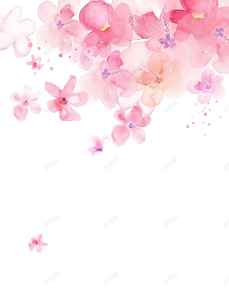 水彩春天宣传海报背景素材psd设计背景_新图网 https://ixintu.com 水彩桃花 春天来了 春日海报 水彩 桃花 水彩春天宣传图片 淡雅春天图片 繁华似锦