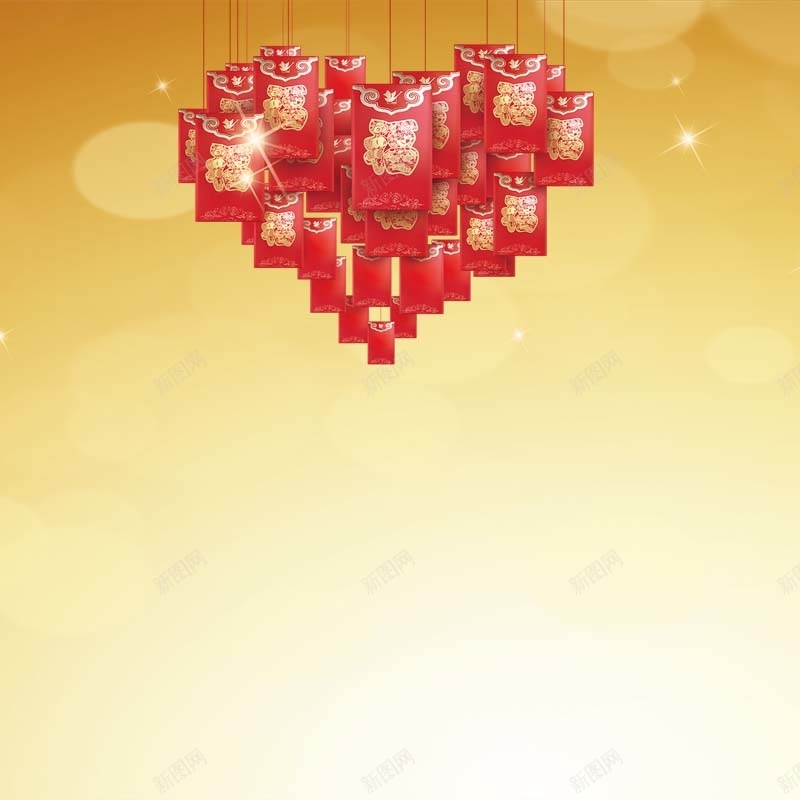 红包喜庆背景psd设计背景_新图网 https://ixintu.com 元宵 元宵节 团圆 新年 新春 年夜饭 红包 主图 中国风