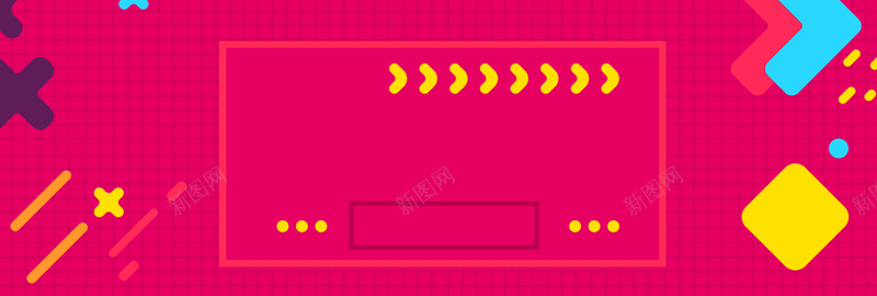 电商促销红色几何渐变bannerpsd设计背景_新图网 https://ixintu.com 几何渐变 格子底纹 电商促销 方块 红色 几何促销banner 简约 几何
