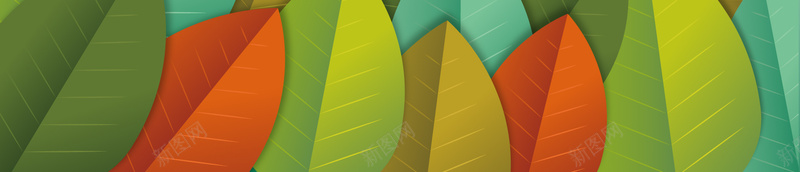 矢量树叶背景jpg设计背景_新图网 https://ixintu.com 几何拼贴 树叶背景 矢量素材 扁平化 扁平 渐变 几何