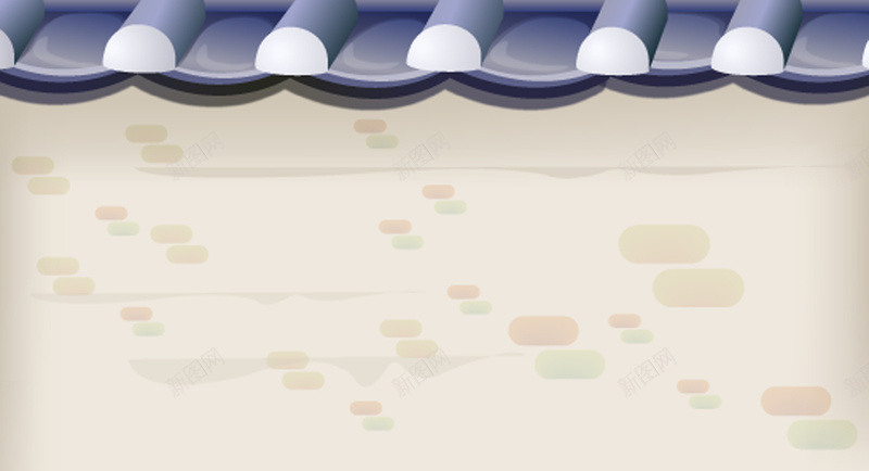 卡通红色柿子背景psd设计背景_新图网 https://ixintu.com 卡通 果树 柿子 树叶 红色 墙面 黄色 童趣 手绘