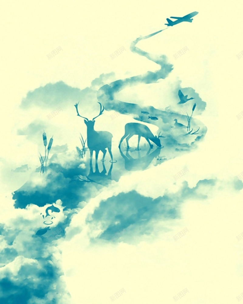 位图插画手绘水彩效果背景模板jpg设计背景_新图网 https://ixintu.com 卡通 手绘 插画 水彩 海报 位图 JPG 童趣