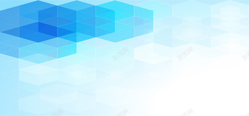 蓝色清新几何渐变电商促销bannereps设计背景_新图网 https://ixintu.com 促销banner 几何渐变 清新 电商 蓝色 彩球 波点 促销 几何图形