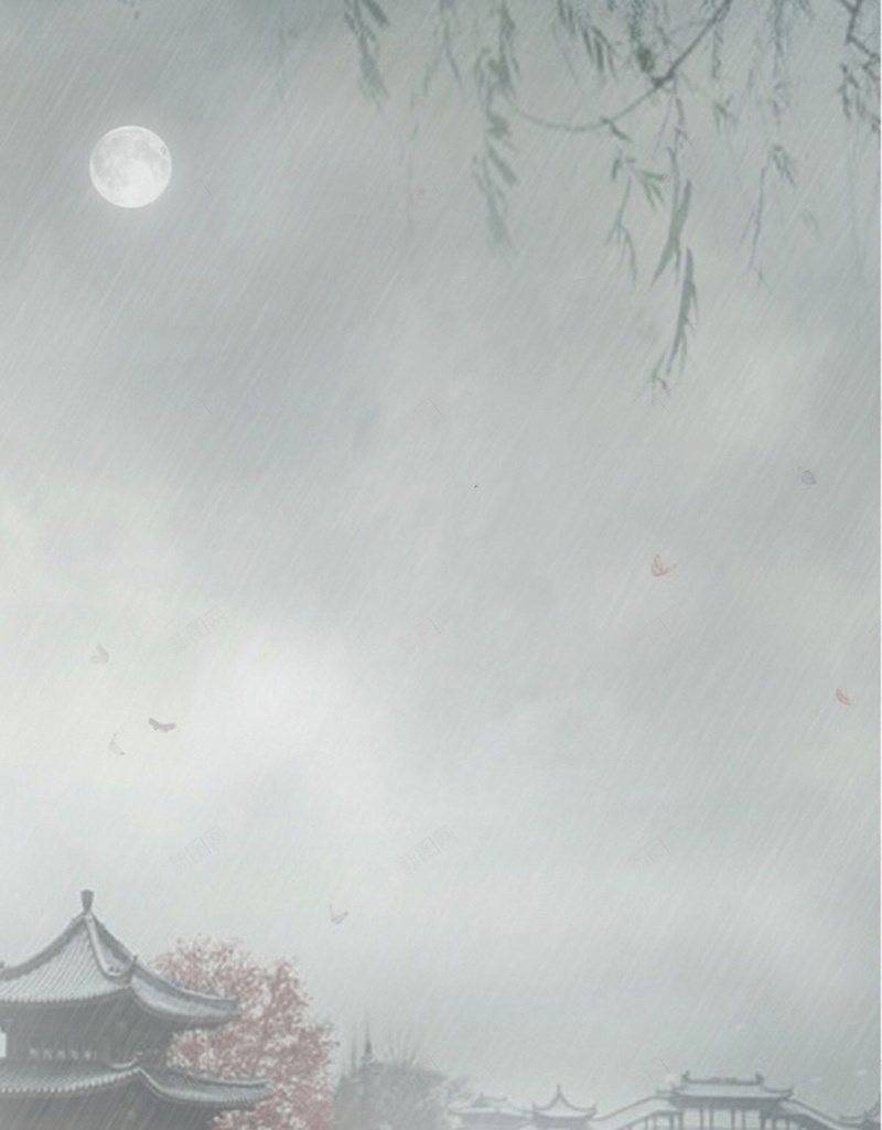 古风建筑太阳H5背景jpg设计背景_新图网 https://ixintu.com 古风背景 古风 唯美 建筑 浪漫 H5背景 桥梁 古风建筑