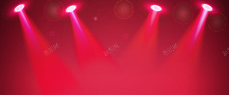 红色聚光灯背景图psd设计背景_新图网 https://ixintu.com 海报banner 红色背景 梦幻 浪漫 灯光