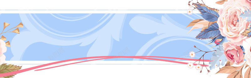 森女系文艺小清新海报bannerpsd设计背景_新图网 https://ixintu.com 唯美 婚礼 文艺 浪漫 结婚 手绘 小清新 彩色 初秋 秋冬 四季 花丛 画册 相册 上新品 女生
