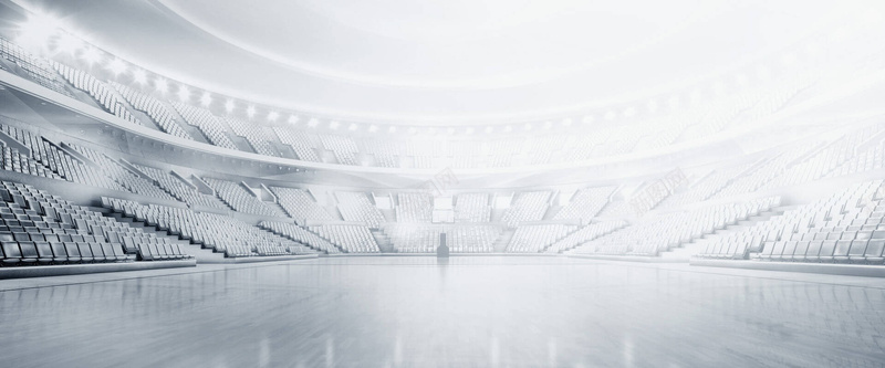看台背景bannerjpg设计背景_新图网 https://ixintu.com 白色背景 简约素材 看台 简约 舞台 光线 全屏背景 banner
