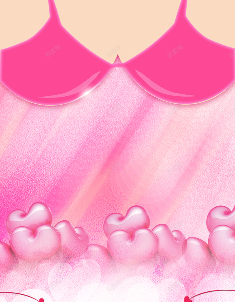 关爱女性建卡手绘卡通粉色bannerpsd设计背景_新图网 https://ixintu.com a 乳腺癌 丝带 丝绸 胸部 乳腺 女性关爱日 胸部海报 裸女 spa 护理 乳房 公益活动 女性节 裸
