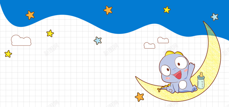 宝宝出行蓝色可爱卡通母婴用品电商促销bannerjpg设计背景_新图网 https://ixintu.com 宝宝出行 母婴用品 卡通 可爱 蓝色 电商 促销 banner