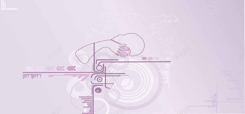 聆听音乐背景图jpg设计背景_新图网 https://ixintu.com 海报banner 简约 箭头 粉色 音乐