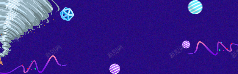 蓝色电商几何渐变促销bannerpsd设计背景_新图网 https://ixintu.com 促销banner 几何渐变 波点 电商 蓝色 彩球 促销风暴 优惠 打折 狂欢