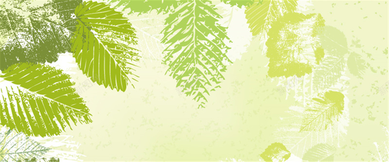 绿色叶子背景jpg设计背景_新图网 https://ixintu.com 海报banner 卡通 叶子 手绘 绿色 童趣