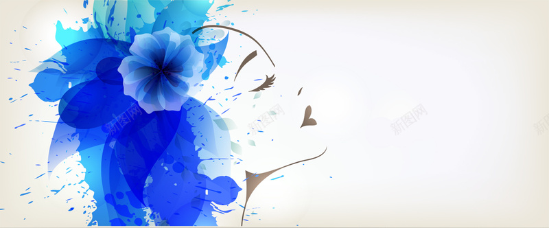 水彩女人花BANNERjpg设计背景_新图网 https://ixintu.com 水彩 女人花 花卉 海报banner 扁平 水彩女人花BANNER 水彩女人花 BANNER背景 渐变 几何