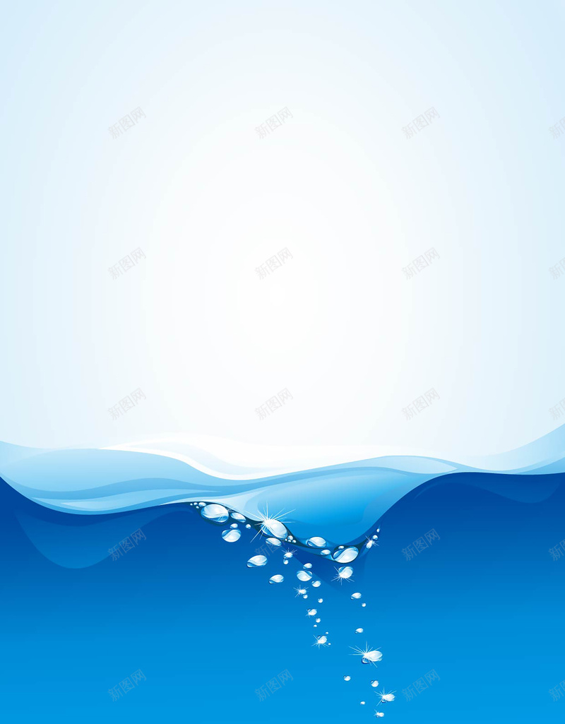 矢量海水气泡背景eps设计背景_新图网 https://ixintu.com 展板背景 海水气泡 气泡 海水 矢量 蓝色渐变 冷静 安静 简洁 扁平 渐变 几何