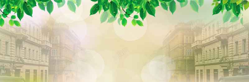 春季简约黄色电商海报背景psd设计背景_新图网 https://ixintu.com 春天 春季 春夏 女装 淘宝 旅游 春装 春游 报春 叶子 欧式 立春 春暖花开
