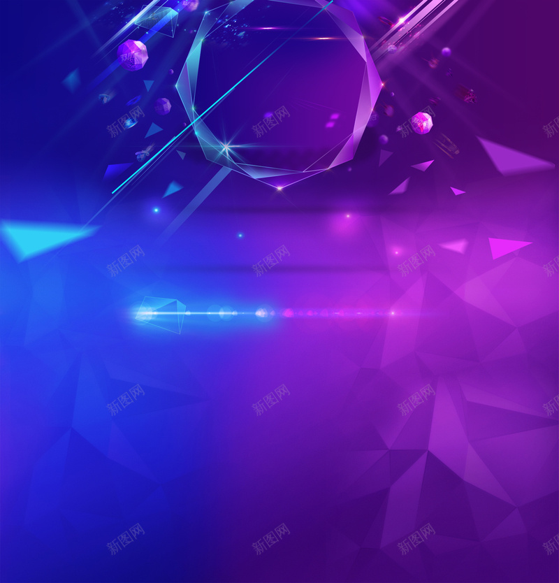 绚丽节日促销海报psd设计背景_新图网 https://ixintu.com 促销 光线 几何 渐变 绚丽 光晕 开心 扁平