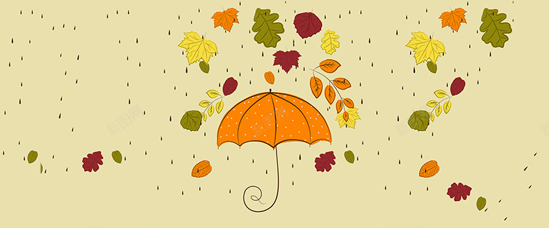 卡通清新雨伞树叶详情页海报背景psd设计背景_新图网 https://ixintu.com 卡通 清新 雨伞 树叶 详情页 海报 背景 详情页海报 童趣 手绘