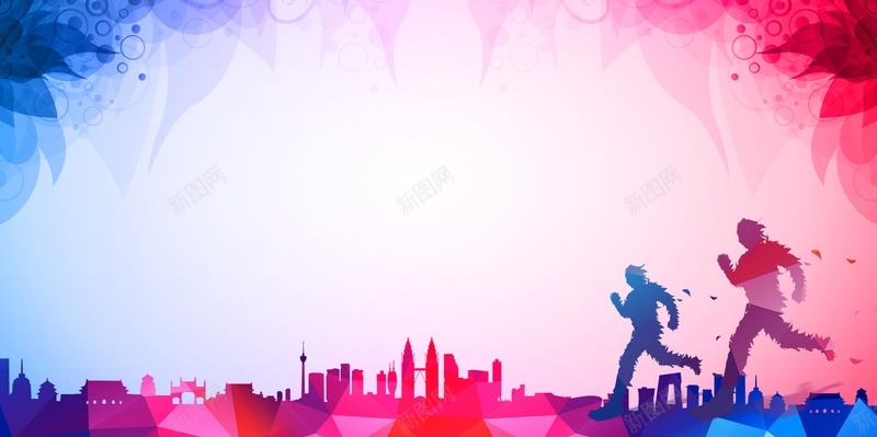 扁平体育人物背景jpg设计背景_新图网 https://ixintu.com 人物 体育 扁平 水彩 渐变 几何