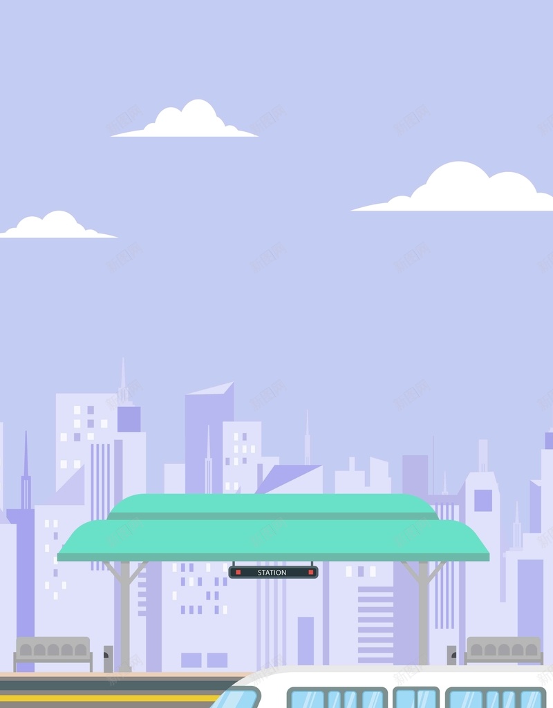 回家过年蓝色手绘简约背景jpg设计背景_新图网 https://ixintu.com 回家过年 蓝色背景 新年 春节 简约 中式 手绘 插画 矢量 火车 大气背景