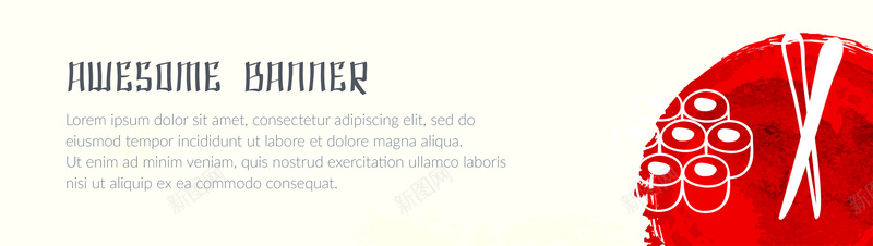 食物bannerjpg设计背景_新图网 https://ixintu.com 纸扇 招财猫 刺身 日本料理 食物 寿司 banner 水彩 海报banner 卡通 童趣 手绘